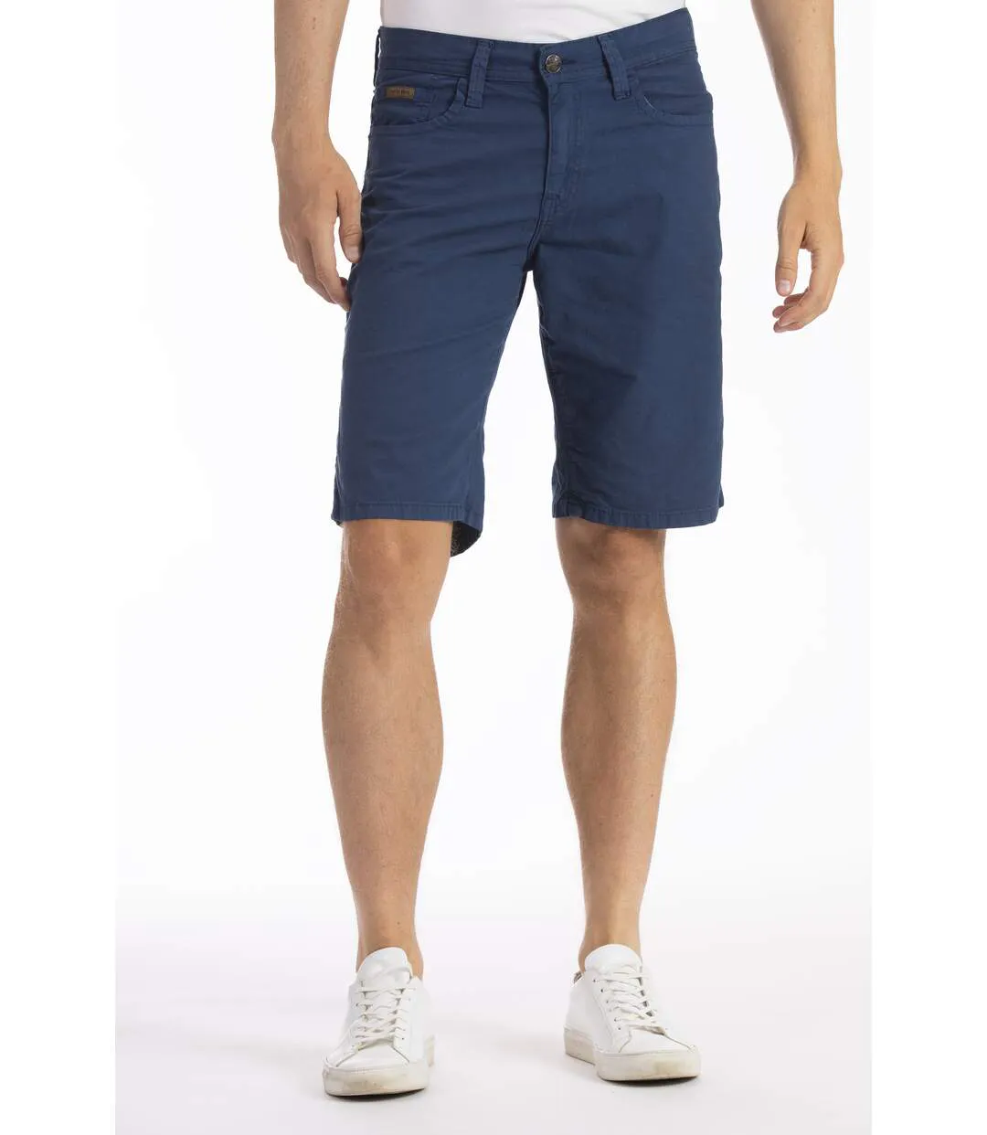 Bermuda coupe droite relax toile coton GENESYX-1