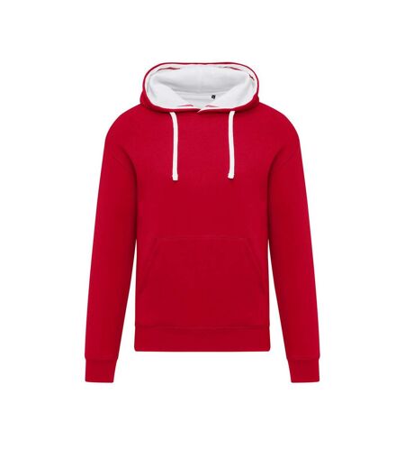 Sweat À Capuche Homme Rouge Blanc Neige SG Originals