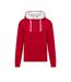 Sweat À Capuche Homme Rouge Blanc Neige SG Originals-1
