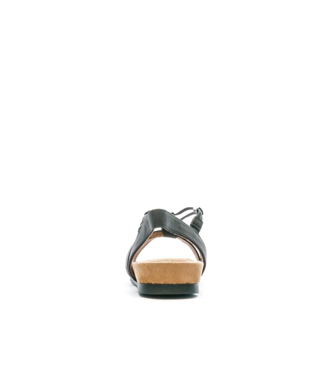 Sandales noir femme relife jyltane-3