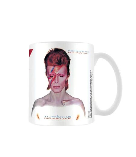 David Bowie - Mug ALADDIN SANE (Blanc) (Taille unique) - UTPM2101
