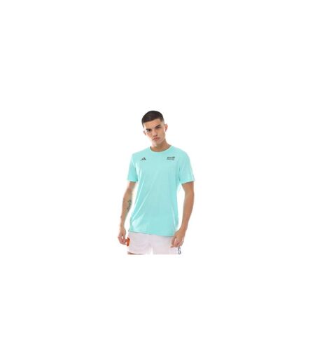 Mens Legends Marathon Lettering T-shirt Aqua Adidas