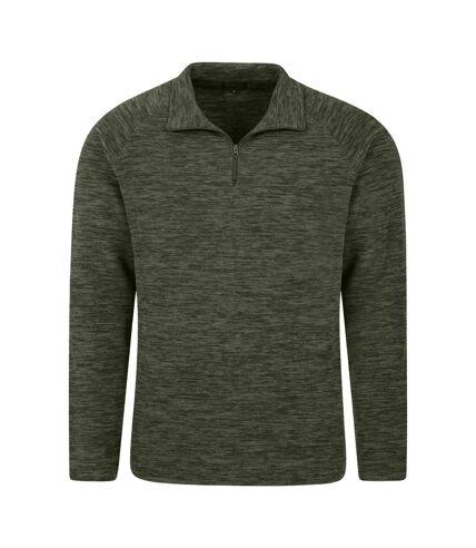 Mens snowdon ii fleece top green Mountain Warehouse