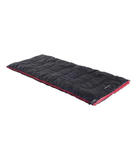 Sac De Couchage Rectangulaire Camping Ranger Régulier Gris Foncé Rouge High Peak