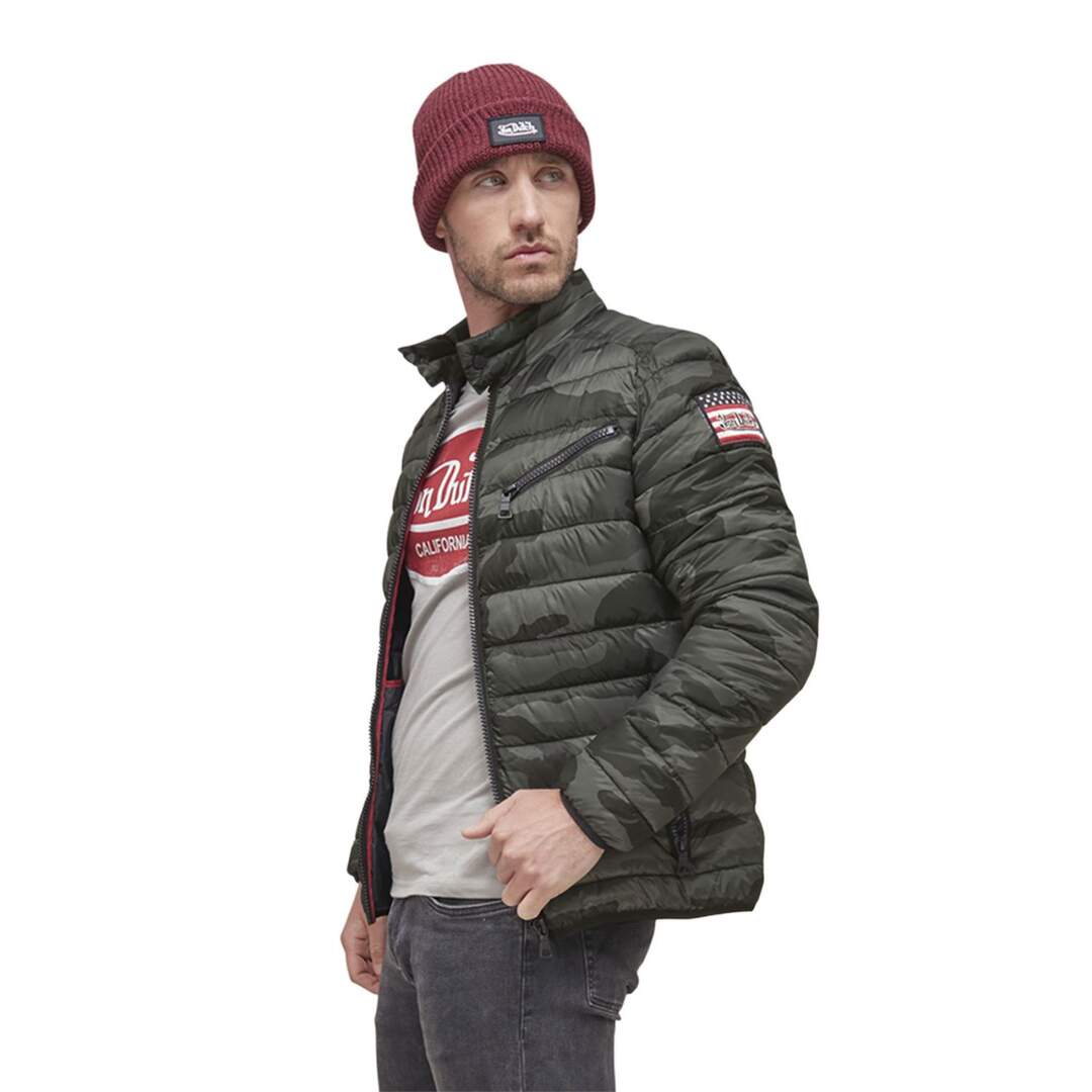 Doudoune homme zippé avec écusson Ign Vondutch-1