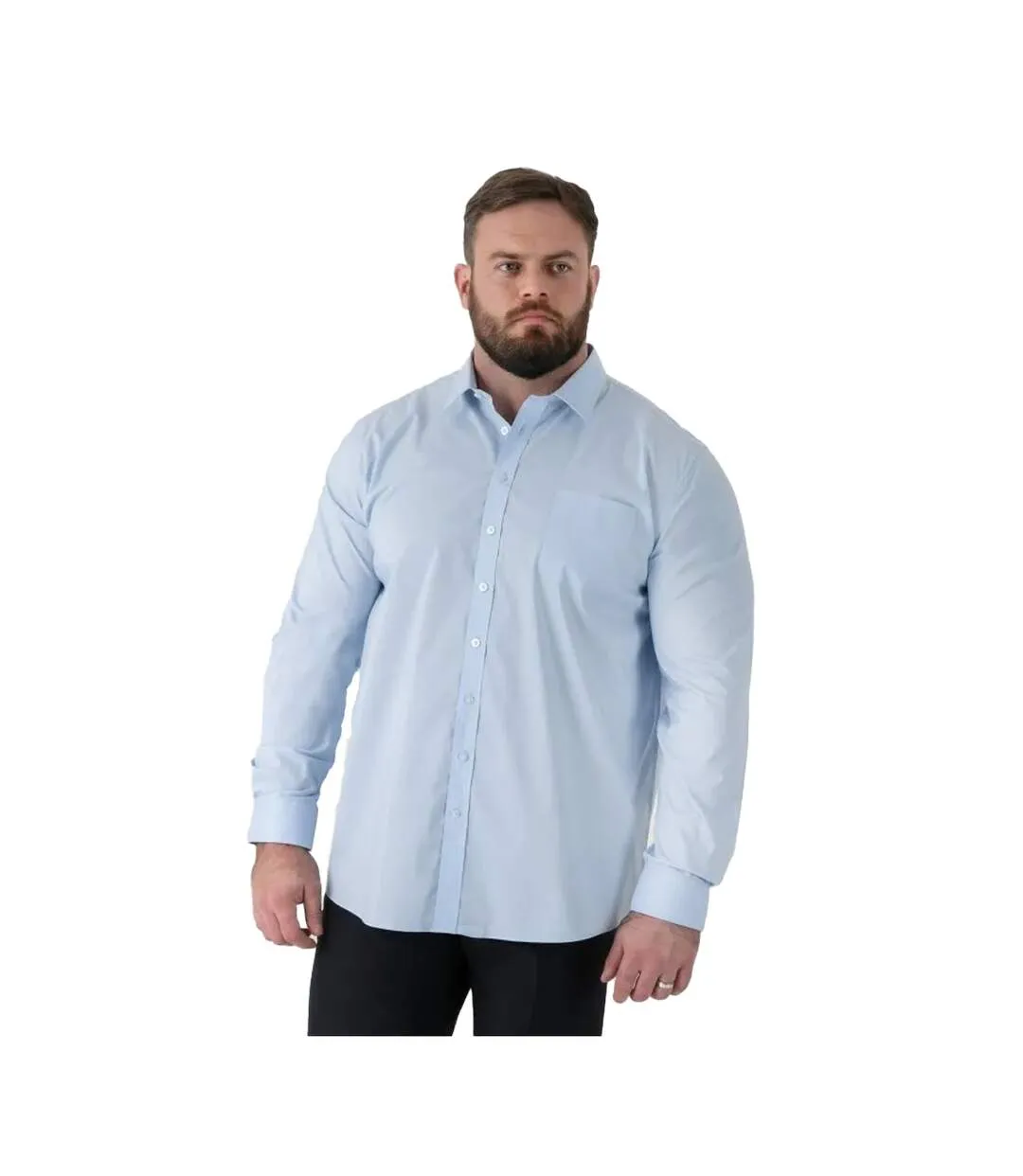 Chemise Oliver D555 Homme Bleu Ciel Duke-1