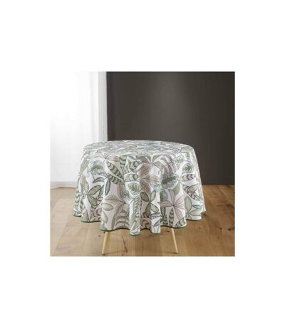 Nappe Ronde Imprimé Beautaline 180cm Vert