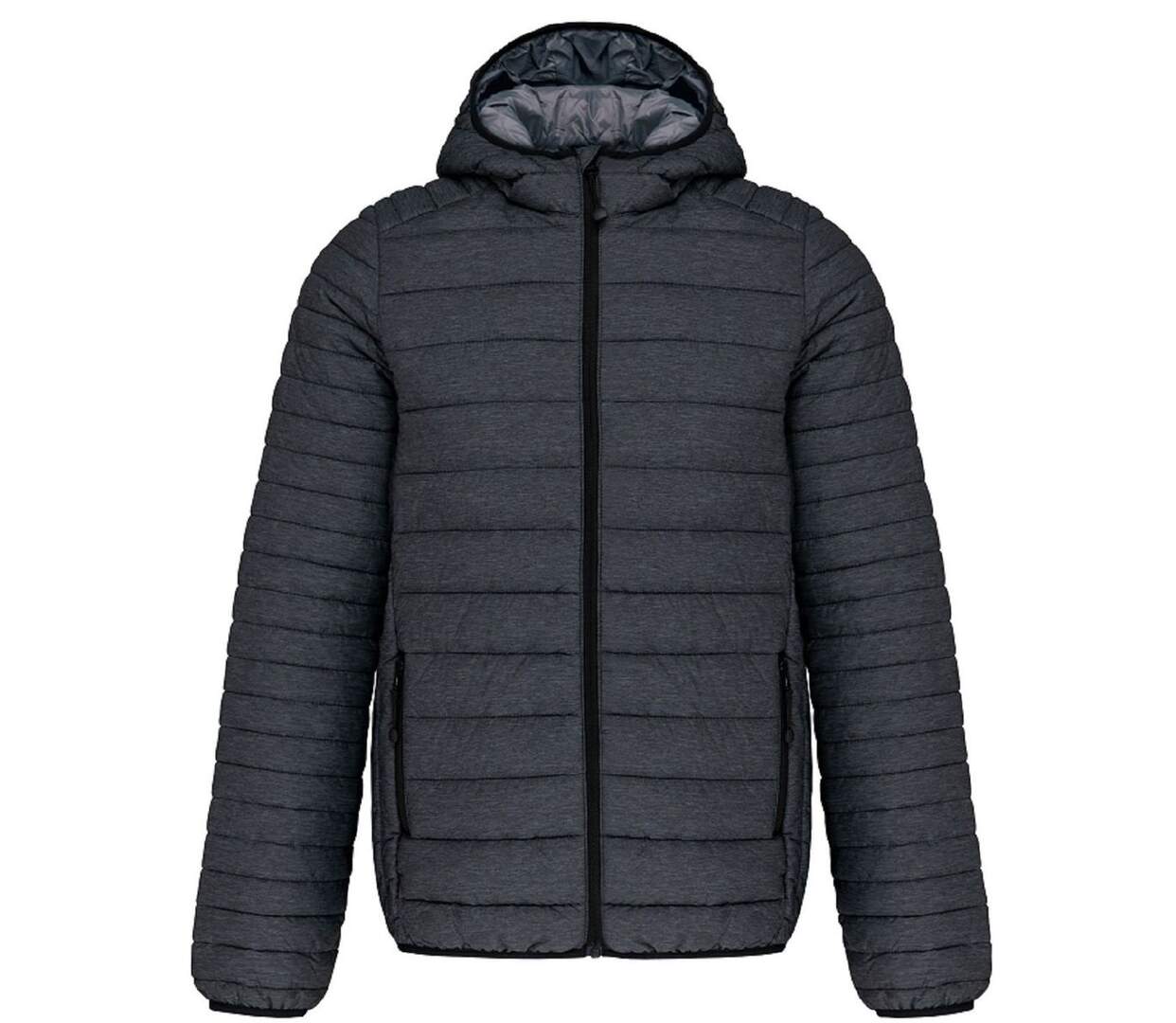 Doudoune légère à capuche - Homme - K6110 - gris foncé-1