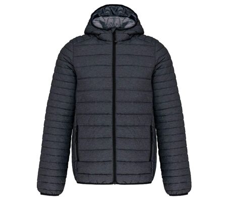 Doudoune légère à capuche - Homme - K6110 - gris foncé