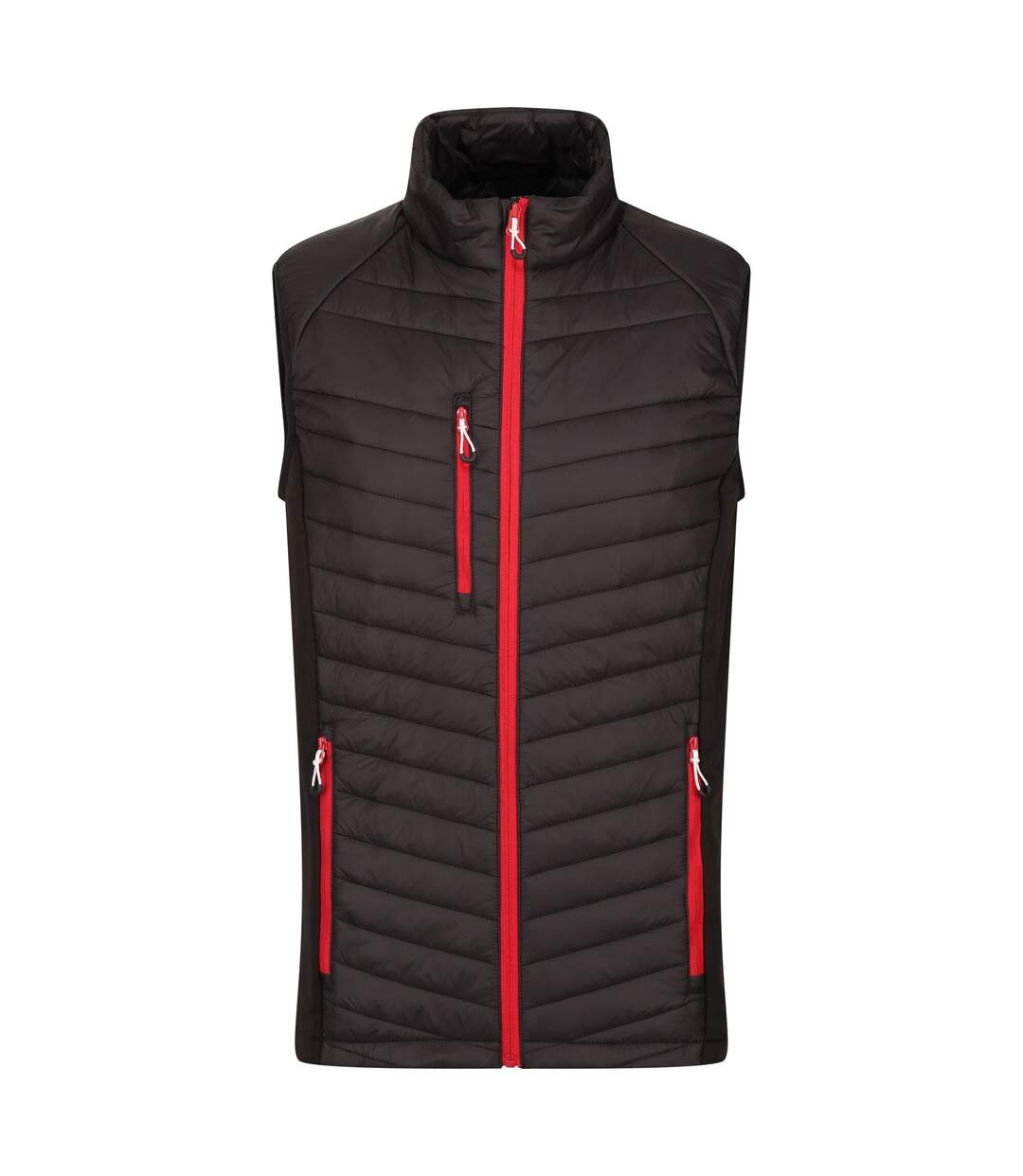 Mens navigate quilted hybrid gilet black/classic red Regatta-1