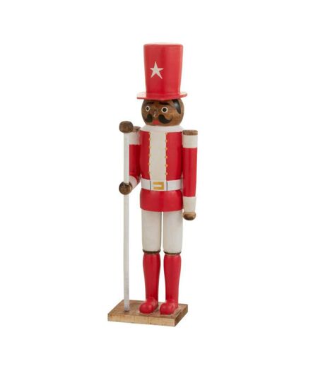 Statue Déco Casse Noisette 102cm Rouge