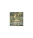 Claude Monet - Imprimé WATERLILIES AND JAPANESE BRIDGE (Vert / Jaune) (30 cm x 30 cm) - UTPM6311