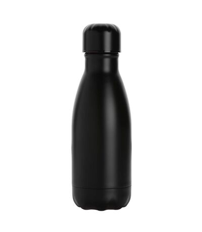 Stainless steel 260ml water bottle one size black XD Collection