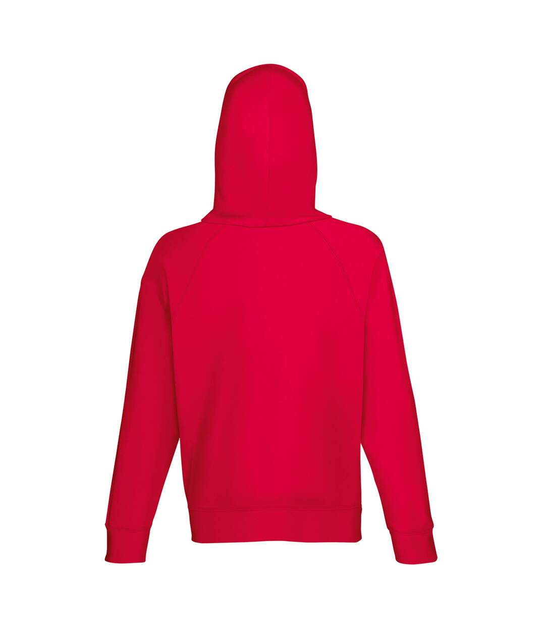 Fruit Of The Loom Mens Lightweight Hooded Sweatshirt / Hoodie (240 GSM) (Red)