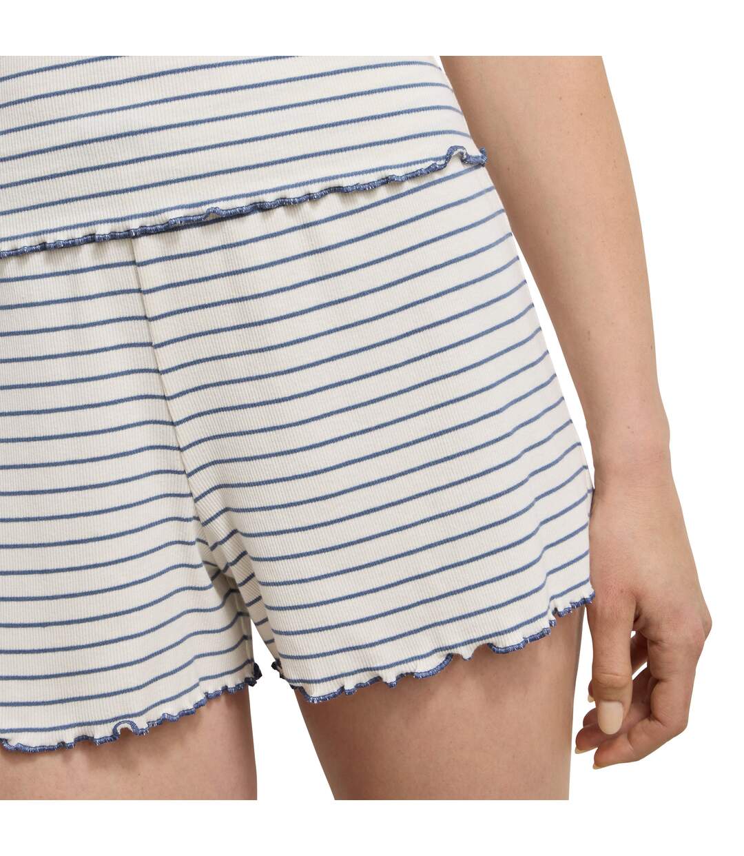Ensemble pyjama short jersey Slow Days Fresh Vibes-3