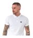 Mens Barnum Cotton Polo Shirt White Weekend Offender-2