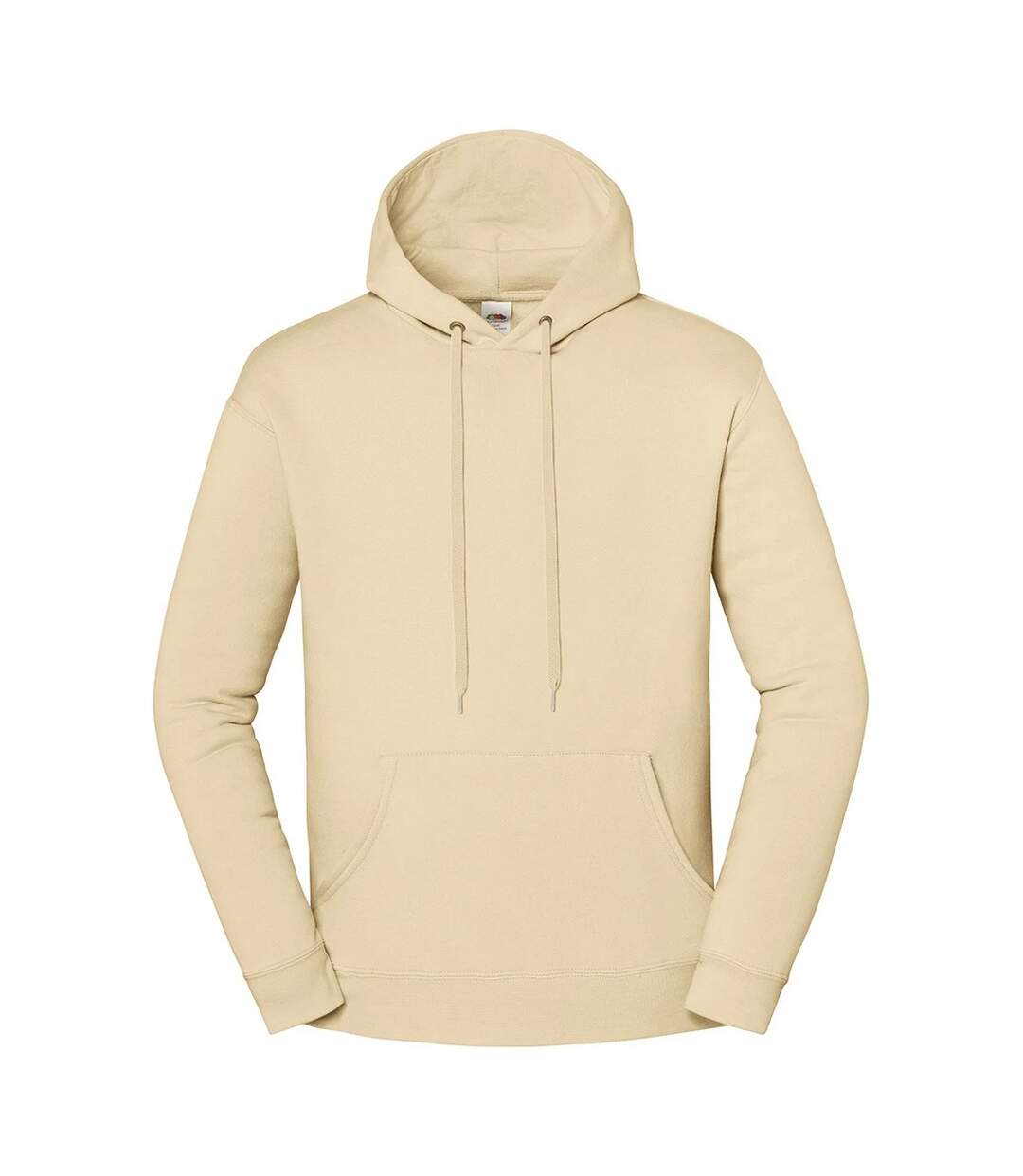 Sweat Uni À Capuche Iconic Premium Adulte Beige Fruit Of The Loom-1