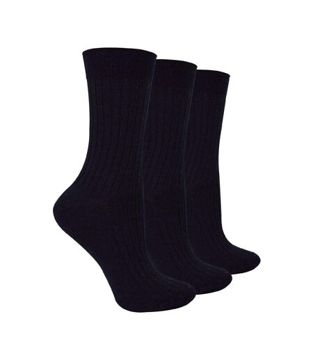 3 Pairs Ladies Merino Wool Winter Thick Cushion Warm Boot Socks