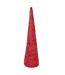 Déco Cône de Noël Sequins 120cm Rouge-1