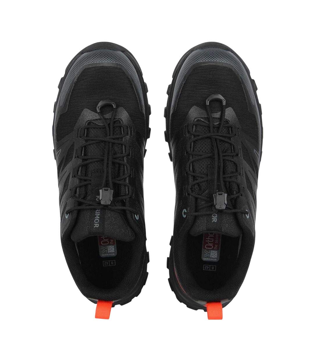 Mens Waterproof Mesh Hiking Shoes Black Karrimor-3