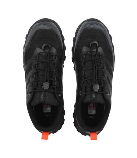 Mens Waterproof Mesh Hiking Shoes Black Karrimor