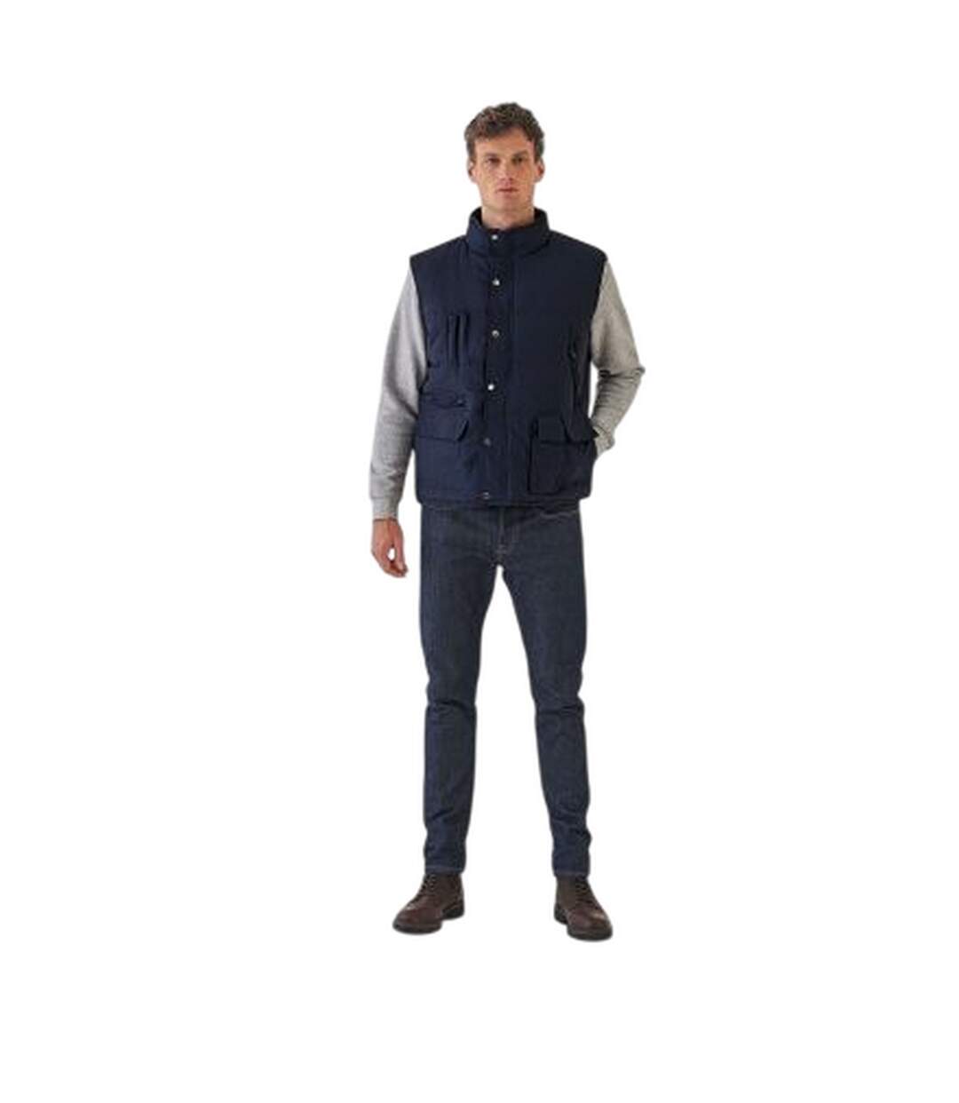 Veste Sans Manches Explorer Homme Bleu Marine B&C-3