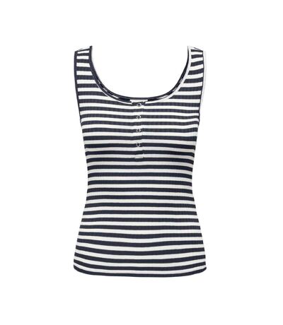 Débardeur marine/blanc à rayures femme jdy fransiska - l