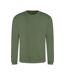 Sweat Adulte Vert Kaki Awdis-1