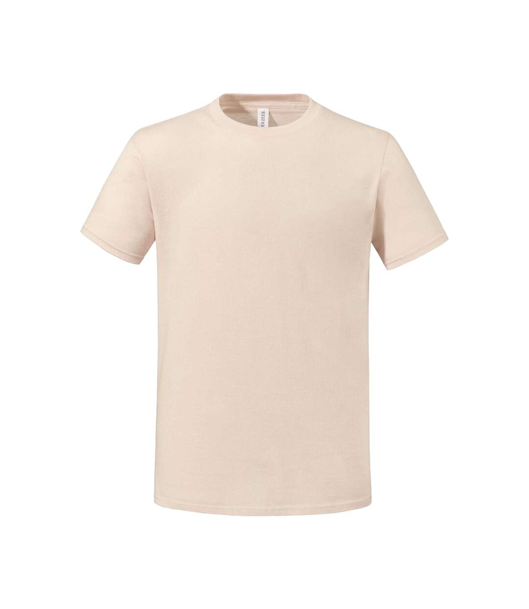 Mens Essential Cotton T-shirt Sandstone Jerzees-2