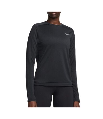 Haut d'entrainement Noir Femme Nike Pacer Crew - L