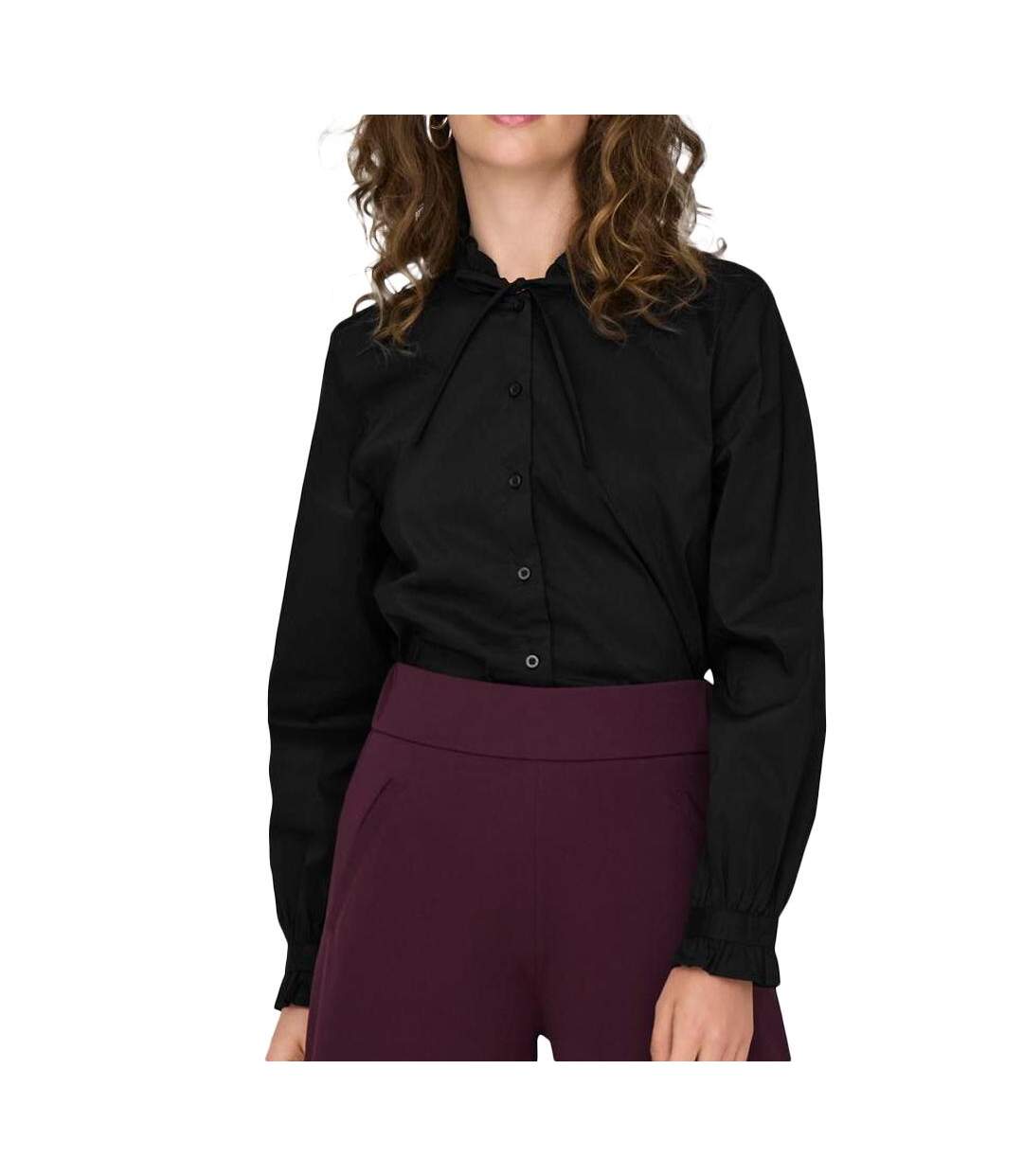 Chemise Noir Femme JDY Mio - L-1