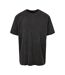 T-shirt Motif/style Délavé À L'acide Adulte Noir Build Your Brand-1