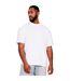 Casual Classics Mens Ringspun Cotton Extended Neckline T-Shirt (White)