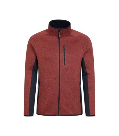 Mens Treston Full Zip Fleece Jacket Red Mountain Warehouse
