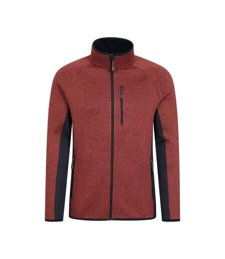 Mens Treston Full Zip Fleece Jacket Red Mountain Warehouse