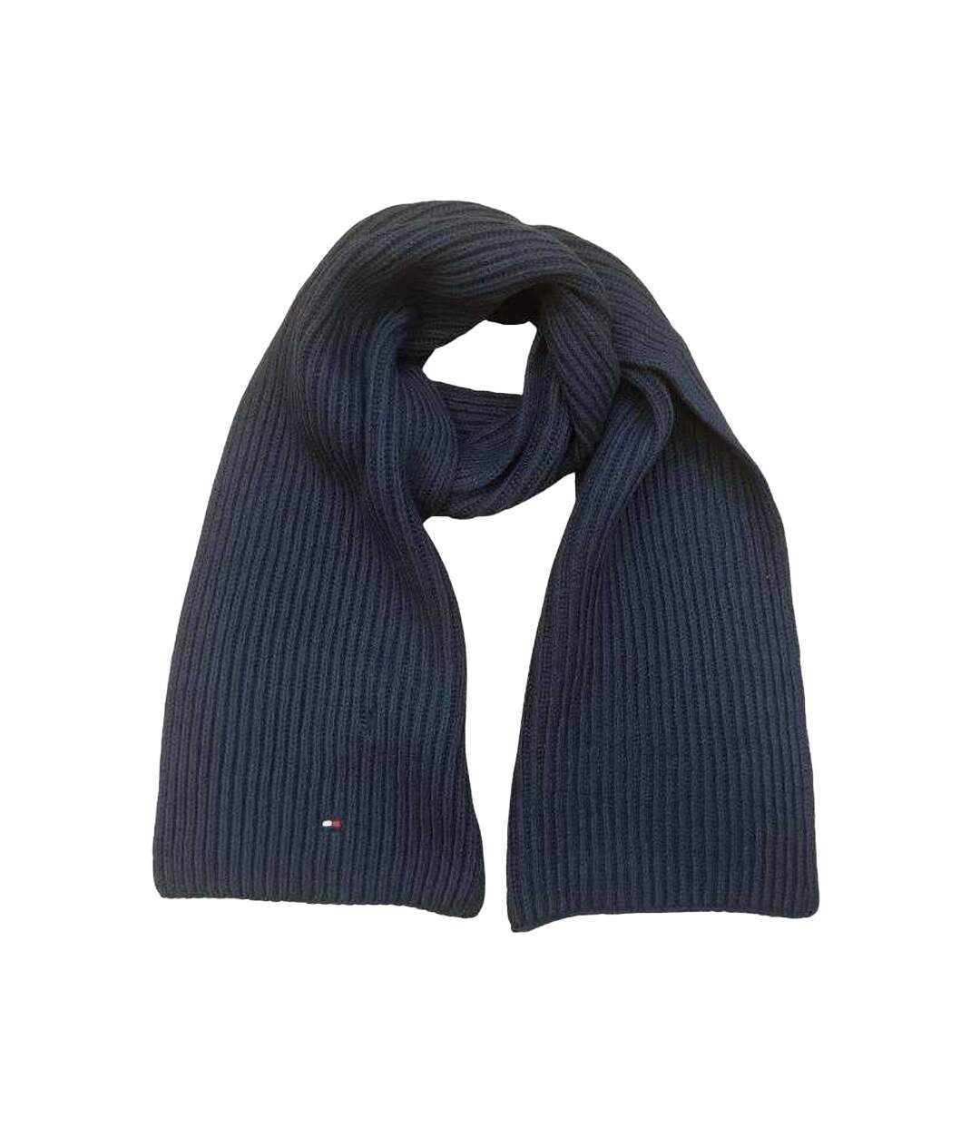 Childrens/kids Logo Knitted Scarf S Navy Blue Tommy Hilfiger-1