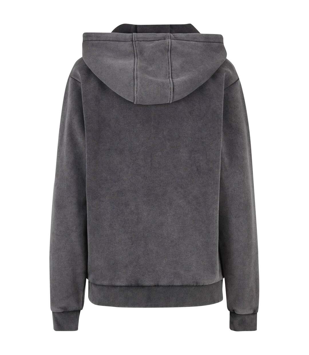 Sweat à capuche vintage femme anthracite Build Your Brand-2