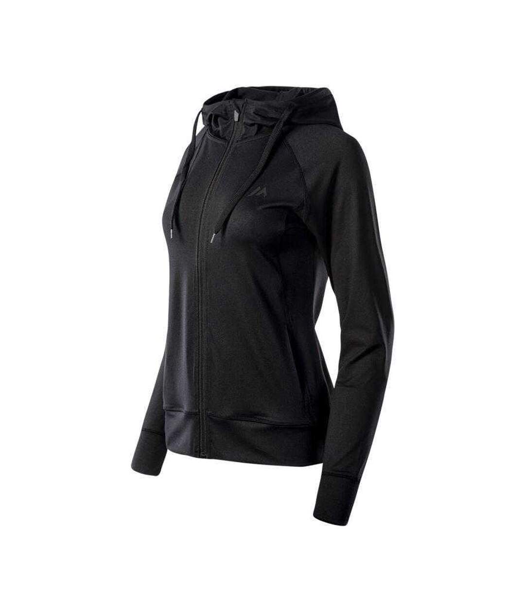 Womens/ladies Cyra Sport Sweatshirt Black Martes-3