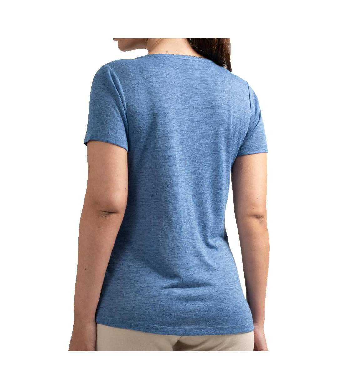 T-shirt bleu femme sun valley portal-2