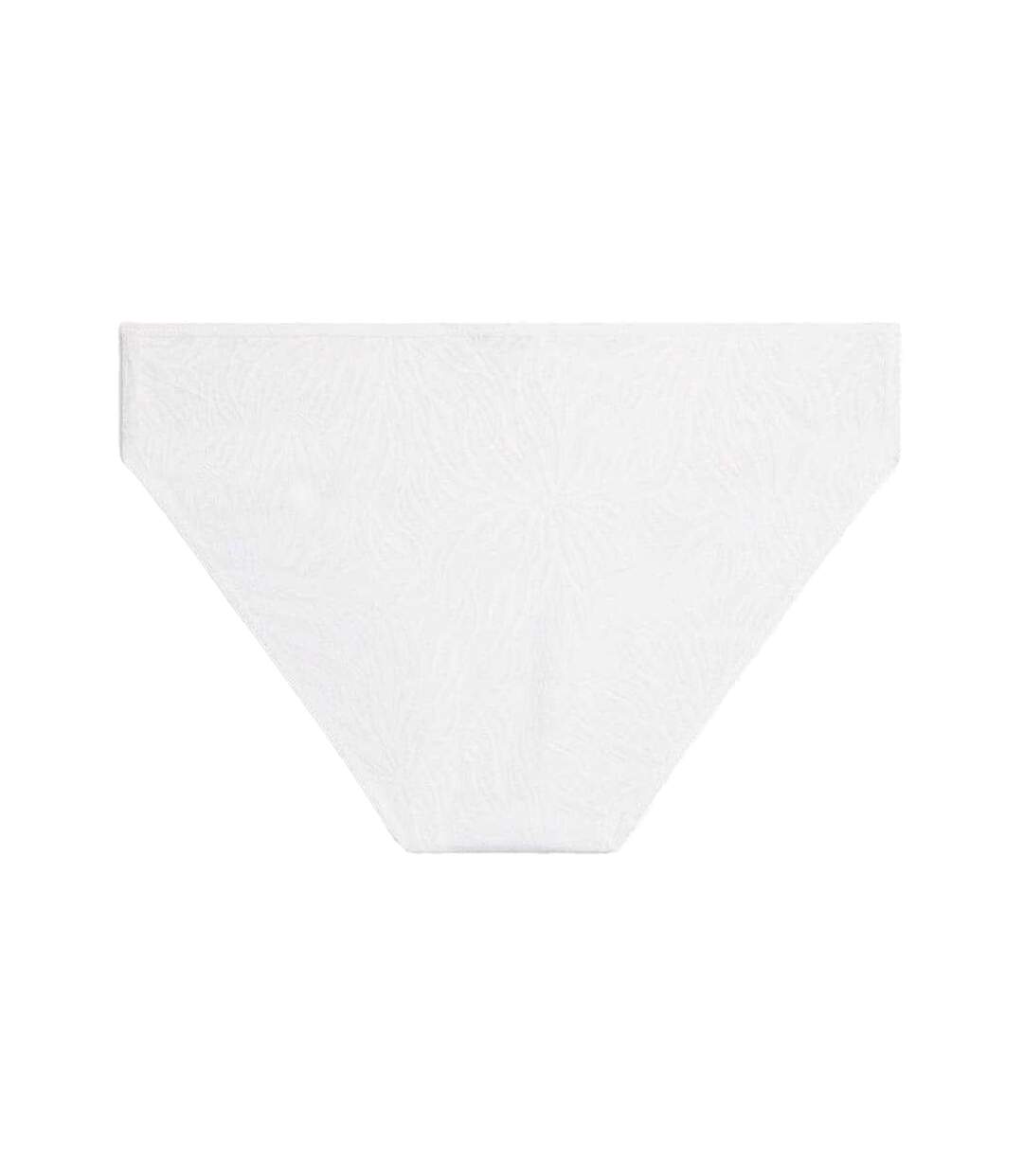 Bas De Maillot De Bain Motif/style Marquise Femme Blanc Calvin Klein-2