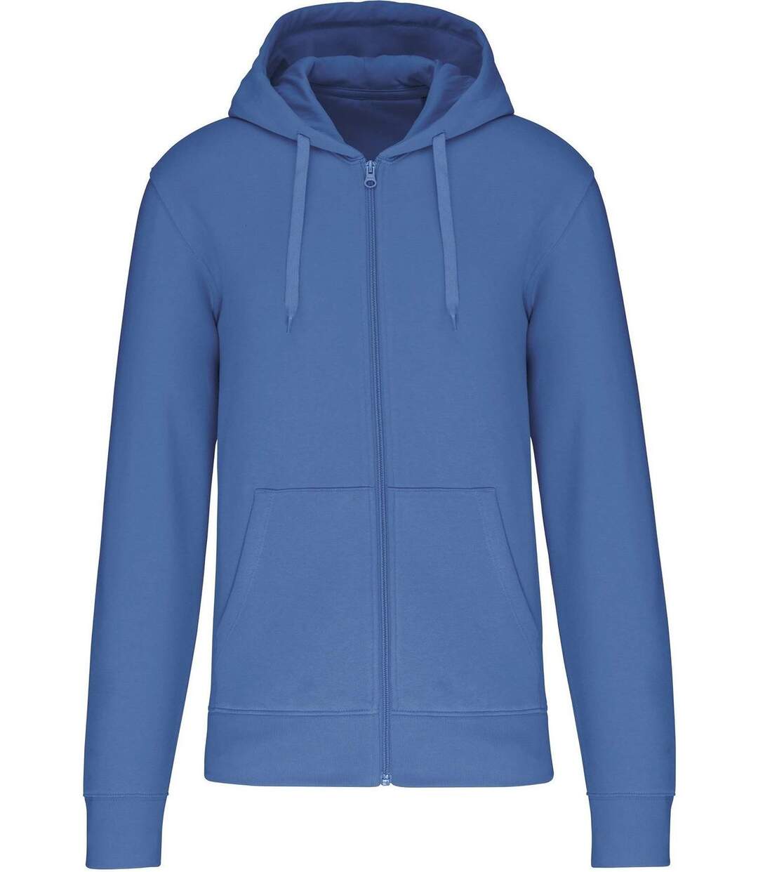 Veste à capuche zippé écoresponsable - homme - K4030 - bleu roi