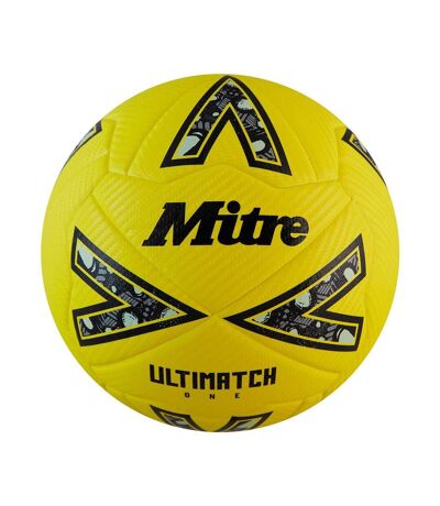 Mitre - Ballon de foot ULTIMATCH ONE (Jaune) (Taille 3) - UTCS1922