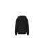Sweat À Capuche Duveteux Femmes/ladies Noir Build Your Brand-3