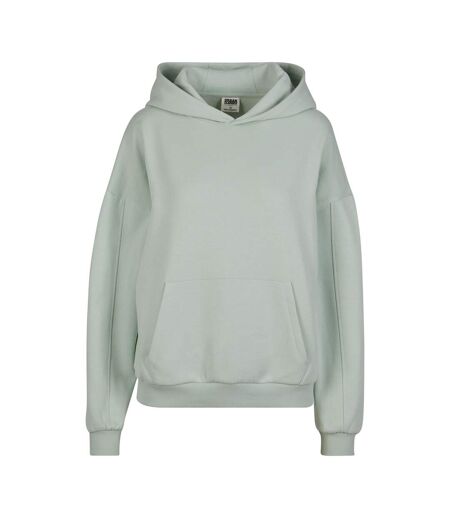 Womens/ladies Oversized Organic Hoodie Frost Mint Urban Classics
