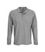 Polo Adulte Gris Chiné SOLS-1