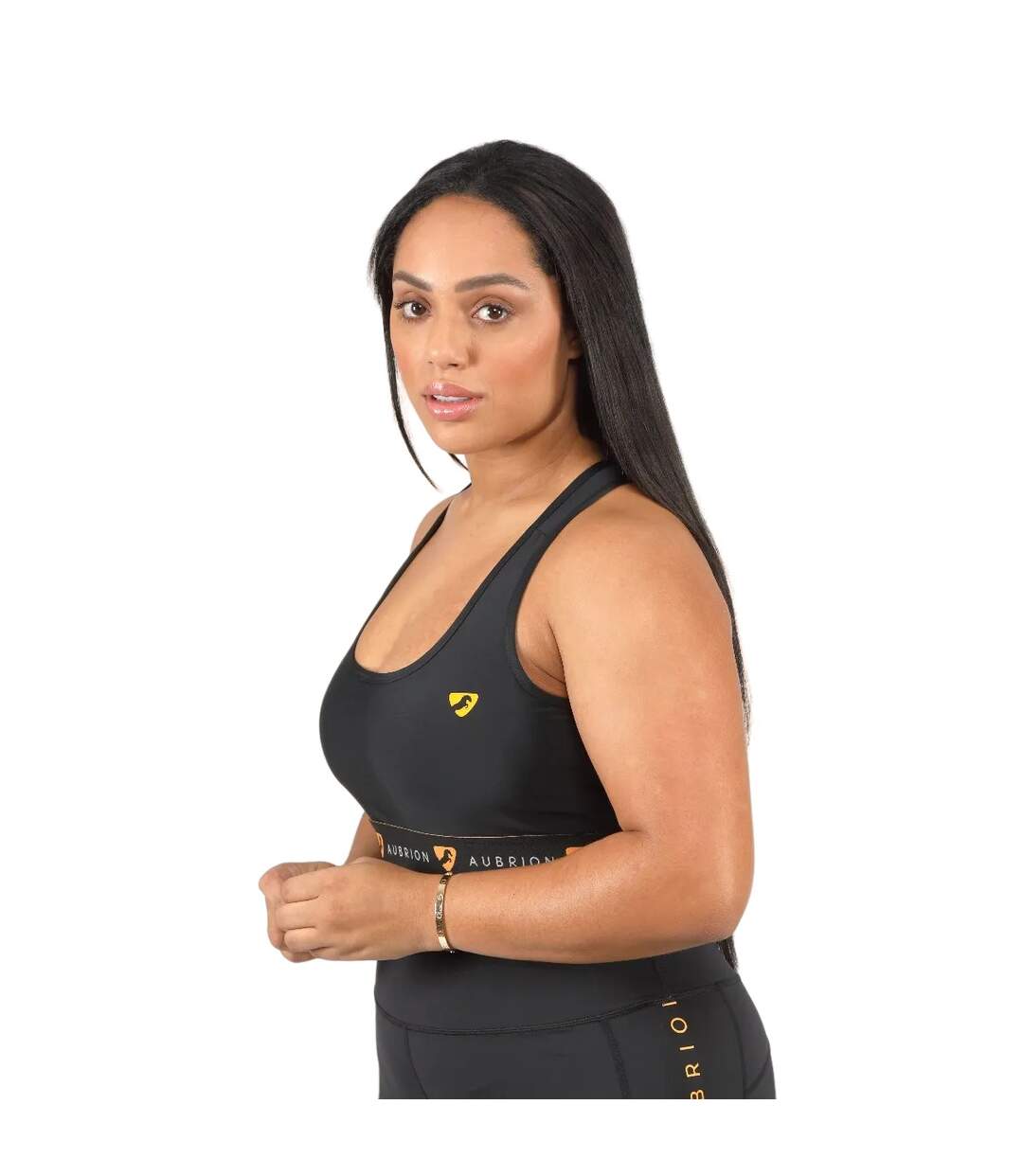 Brassière de sport dagenham femme noir Aubrion-3