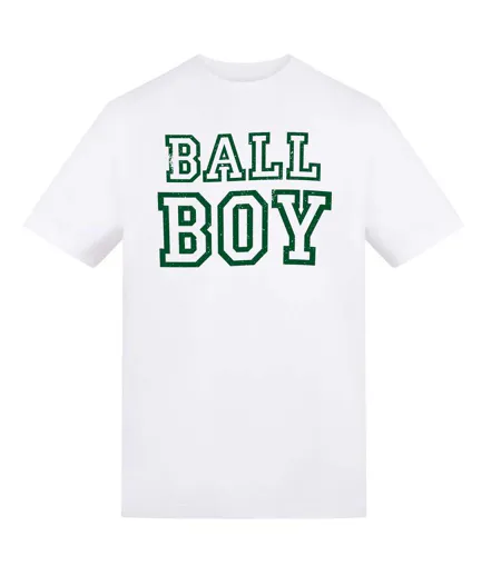 T-shirt Ball Boy Homme Blanc AWD