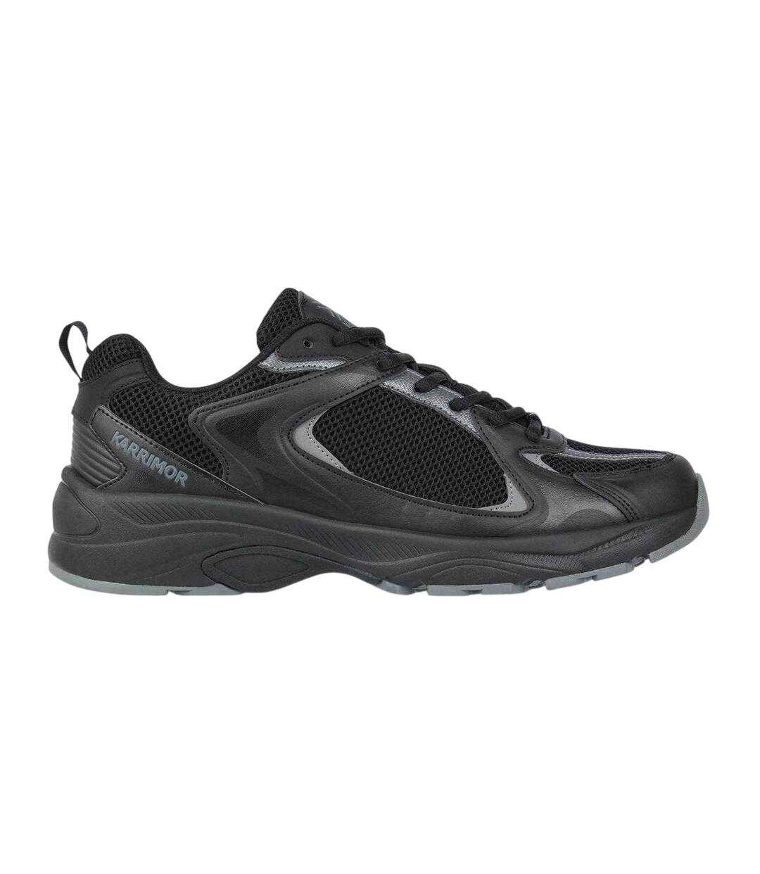Mens Lace Up Trainers Black Karrimor-1