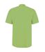 Chemise à manches courtes  workforce pour homme vert citron Kustom Kit