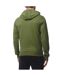 Mens Active Big Logo Hoodie Green Aquascutum-3